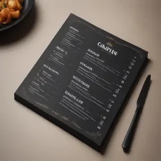 restaurant menu mockup free