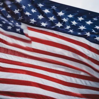american flag aesthetic