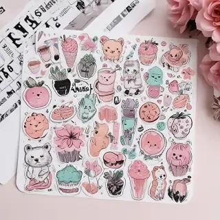 aesthetic stickers printable