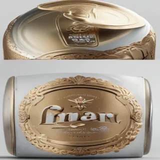 beer can mockup
