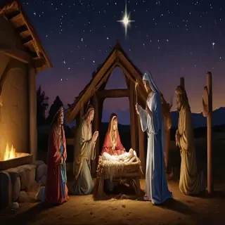merry christmas nativity images free