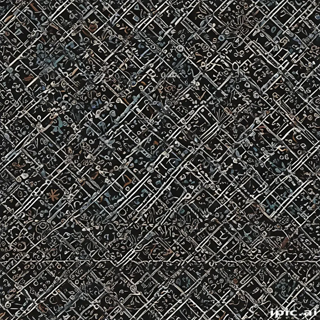 black with white pattern