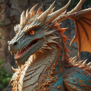 cartoon of a dragon