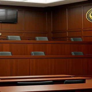 court room background