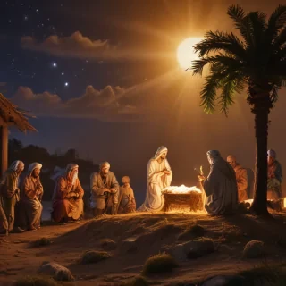 free nativity scene background images