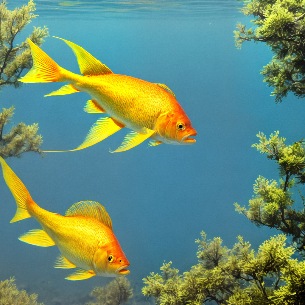 Golden Fish Colorate a golden fish