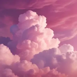 pink cloud background