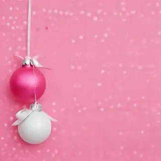 pink christmas desktop wallpaper