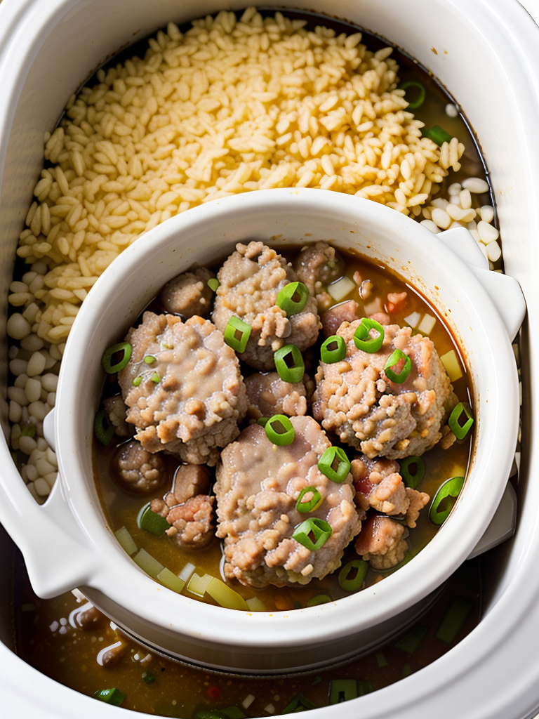 ground pork crock pot recipe