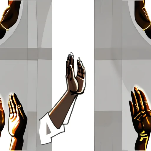 praying hands transparent