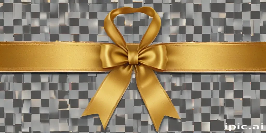 gold ribbon png