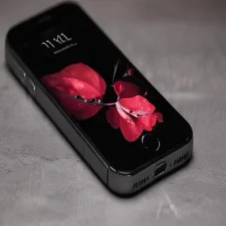 iphone cute black wallpaper
