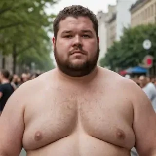 fat man black