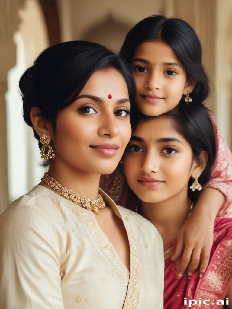 indian mom and son