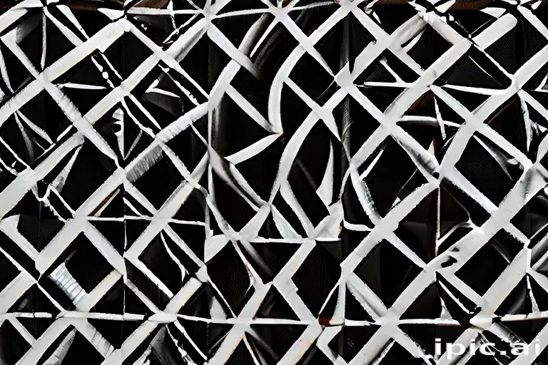 black with white pattern