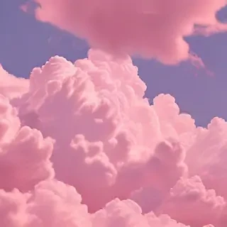 aesthetic pink clouds