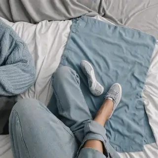 grey blue aesthetic