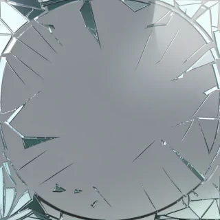 broken glass overlay