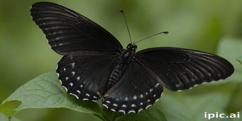 black butterfly