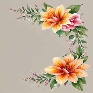 border flower png