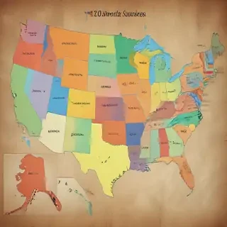 usa map states