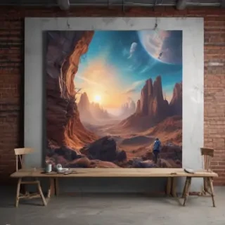 wall art mockup free