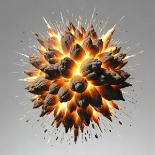 explosion transparent background