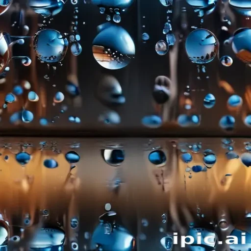 water droplets transparent
