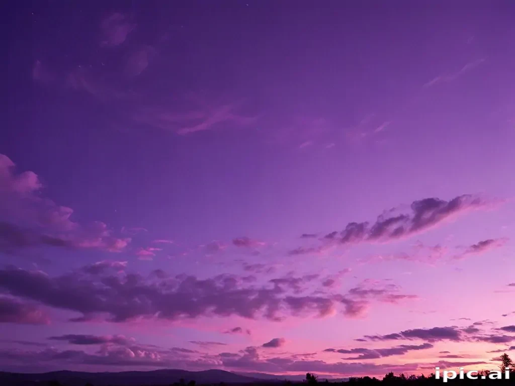 purple sky wallpaper
