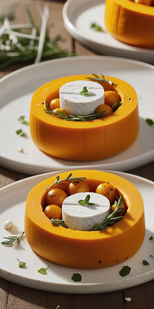 butternut squash and goats cheese
