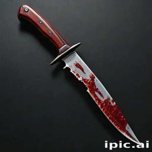 bloody knife aesthetic