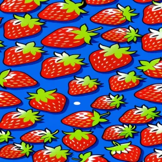 strawberry phone background