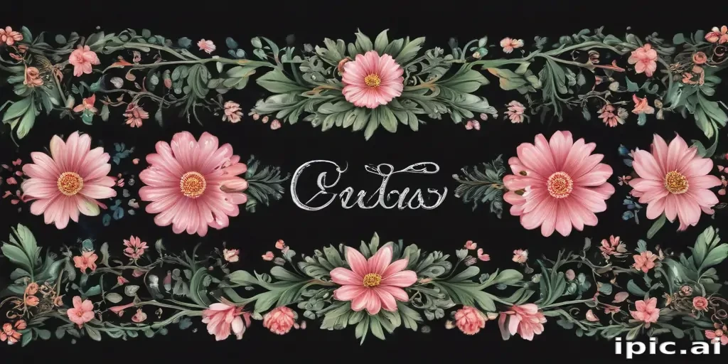 floral borders clipart
