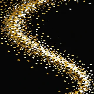 black background glitter