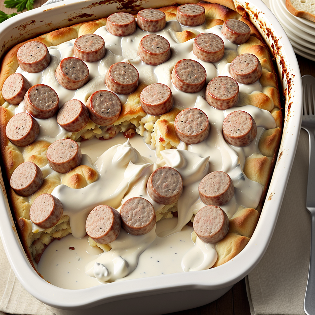 sausage and cream cheese casserole
