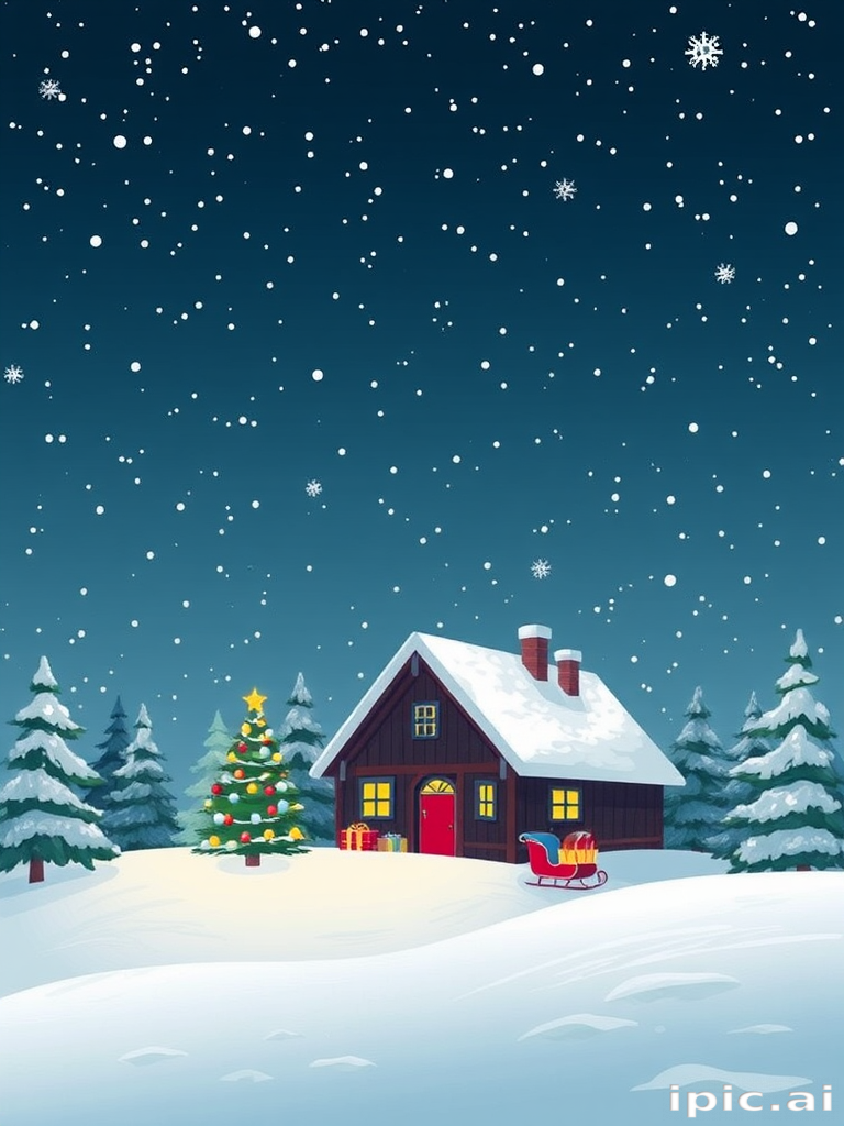simple christmas iphone wallpaper