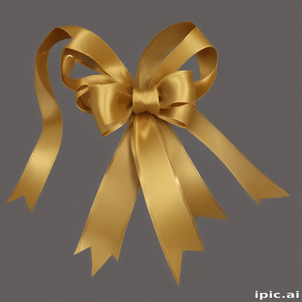 gold ribbon png