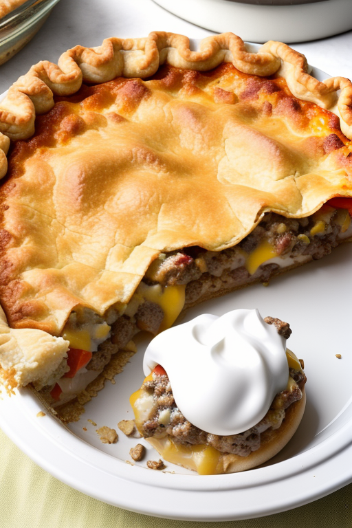 impossible cheeseburger pie without bisquick