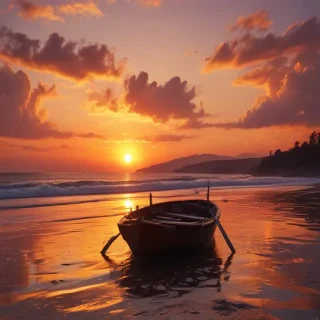 cute sunset wallpaper