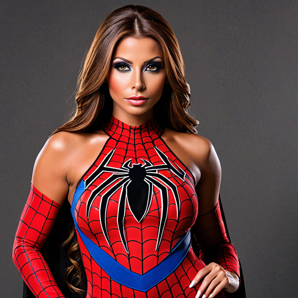Free Ai Image Generator High Quality And 100 Unique Images Ipic Ai — Madison Ivy As Spiderwoman