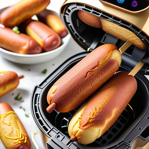 corn dogs in the air fryer