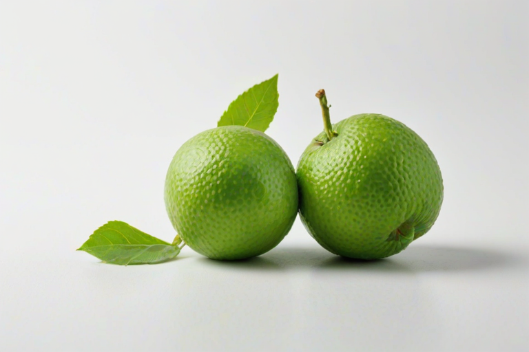 green on white background