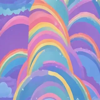 rainbow wallpaper aesthetic