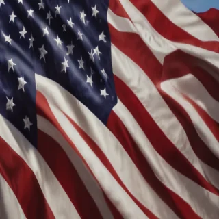 american flag aesthetic