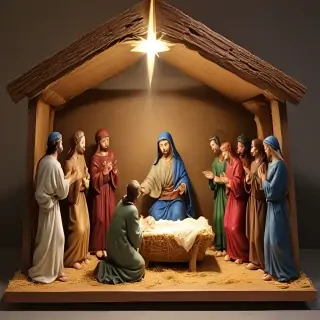 images of the manger scene