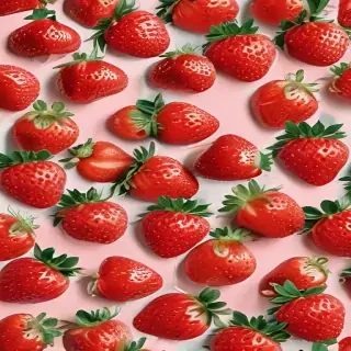 strawberry background aesthetic