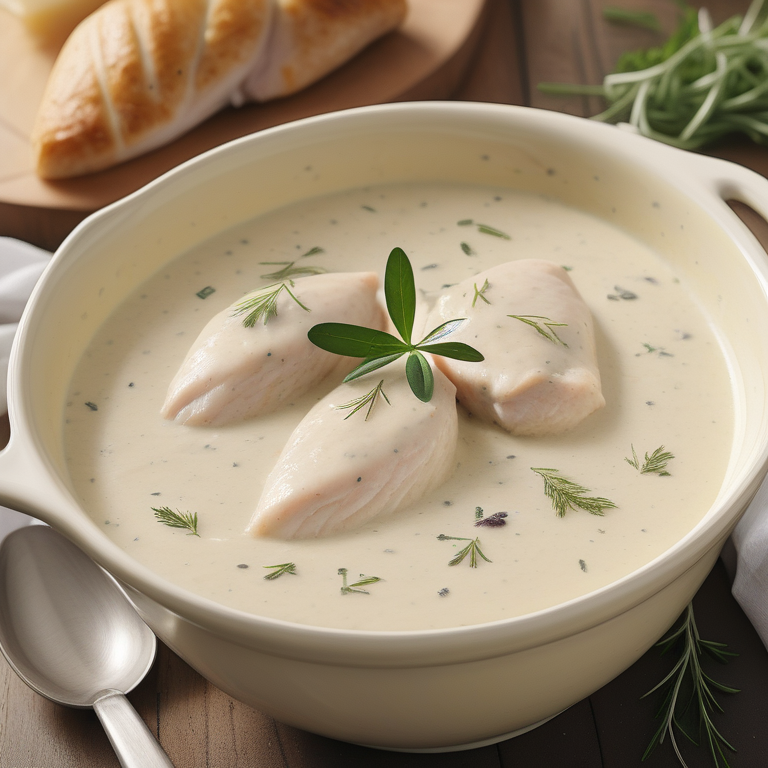 cream of chicken and herbs