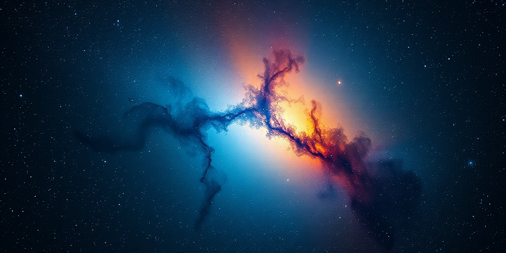 generate a vibrant cosmic scene showcasing nebulae with rich blues and golden highlights, captured with a Canon EOS R5, using a 50mm lens at f/1.8, ISO 800, and a shutter speed of 1/200s, in a high-resolution astrophotography style, focusing on deep space details and stellar formations.