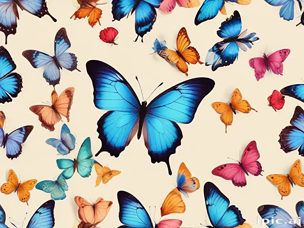 butterfly no background