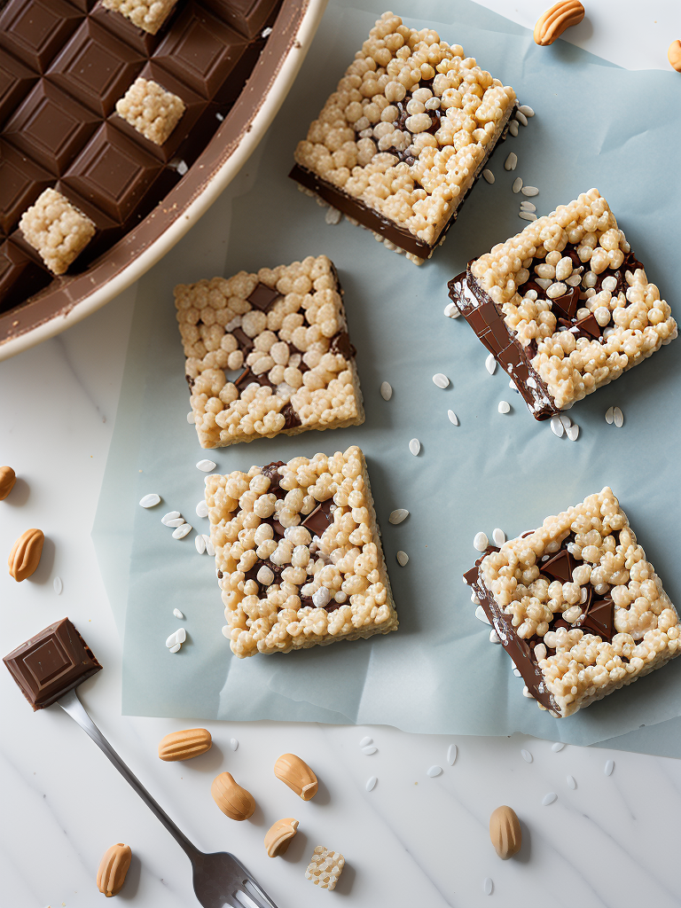 rice krispies chocolate and peanut butter